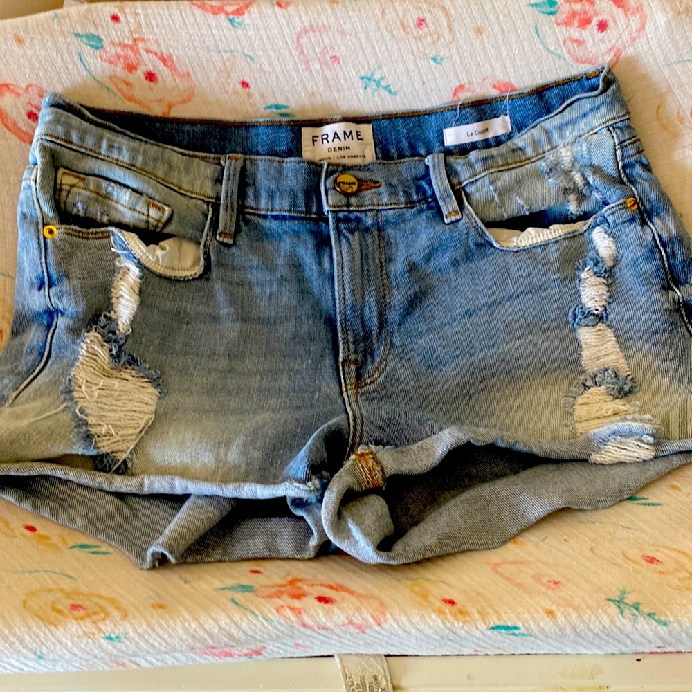 Frame demin shorts